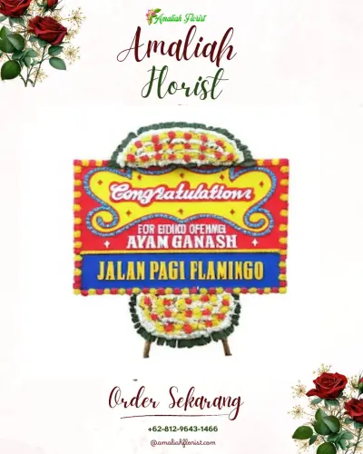 Bunga Papan Congratulation di Pagaden Barat